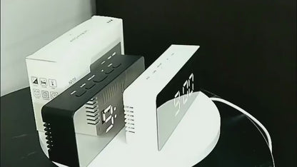 Digital LED Mirror Alarm Clock